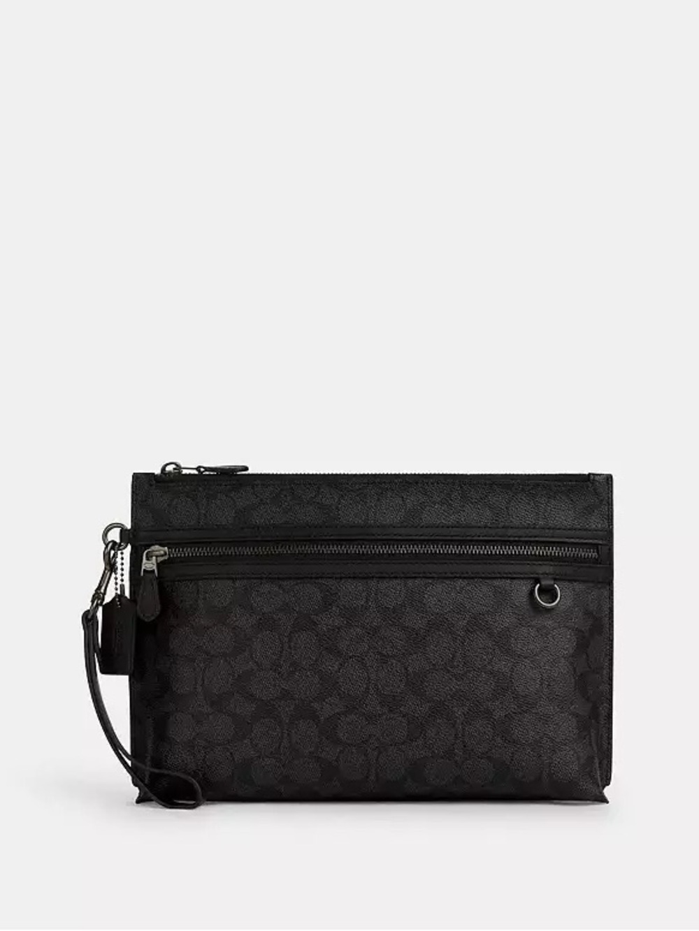 Coach Carry All Pouch In Signature Canvas CY985